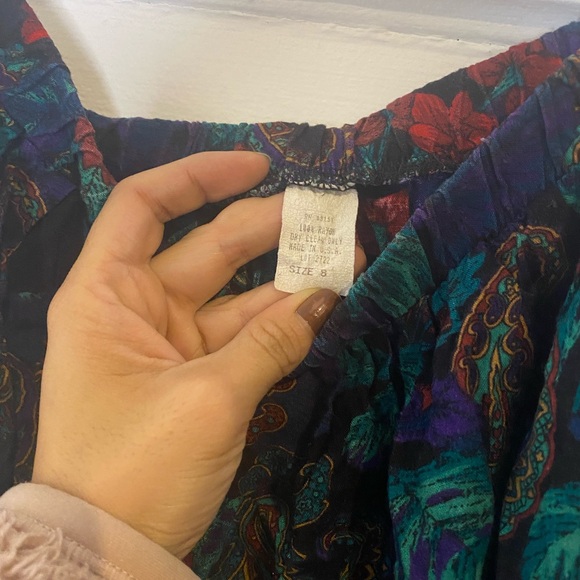 FREE w/ purchase Vintage Paisley Skirt - Picture 2 of 2